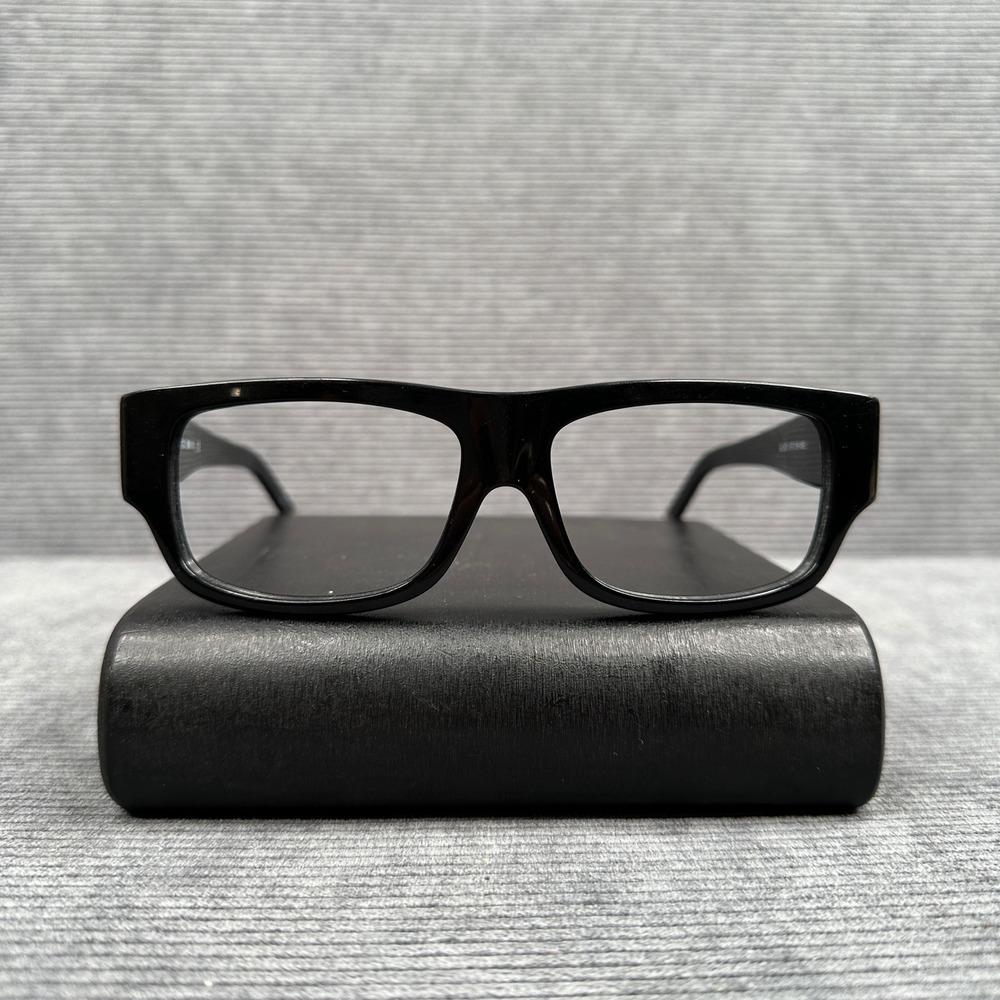 Stacy Adams SA1122 Black Rectangular Eyeglass Frames 57-16-150 Mens Designer Y2K